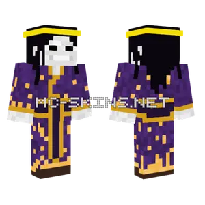 Sky Man Minecraft skin