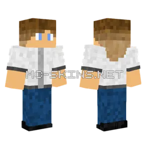Sleeves Rolled Up Skin Minecraft skin
