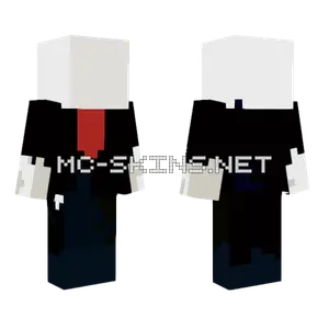 Slender Man Remastered Minecraft skin