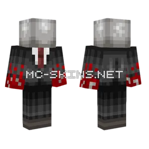 Slenderman With Bloody Hands Minecraft skin
