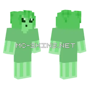 Slime Girl Minecraft skin