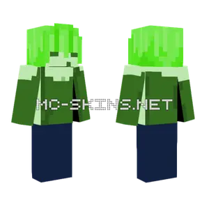 Slime Girl Minecraft skin
