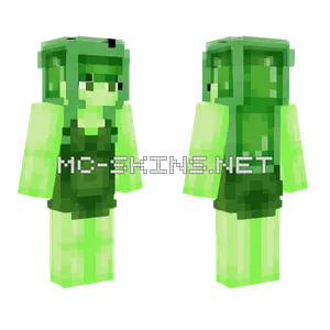 Slime Girl – Jenny Mod Skin Minecraft skin