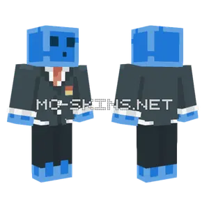 Slime Student Male Minecraft skin