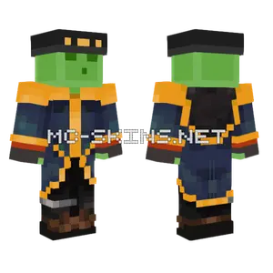 Slimey Boi Train Conductor Minecraft skin