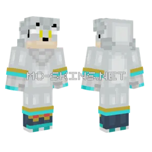 Sliver The Hedgehog Minecraft skin