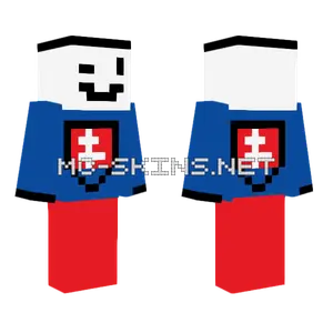 Slovak Flag Skin Minecraft skin