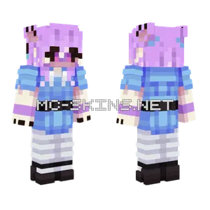 Slushie Lilac Lemurs Mania Minecraft skin