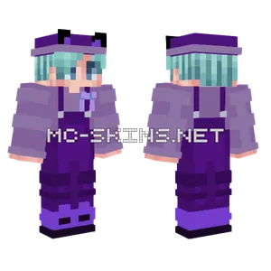 Smajor Purple Pandas Minecraft skin