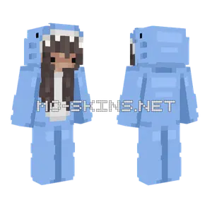 Smalleyegia Blue Shark Minecraft skin