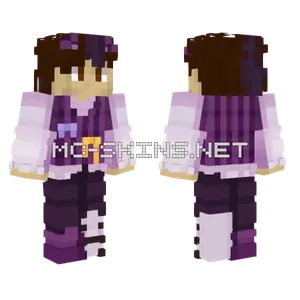 Smallishbeans Purple Pandas MCC Minecraft skin
