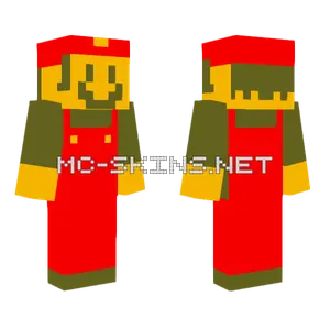 SMB1 Mario Minecraft skin