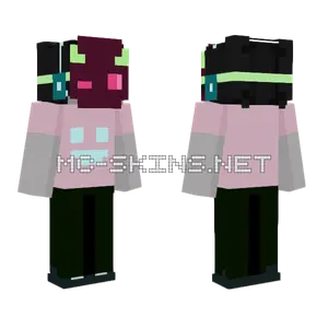 Smile Corps Gamer Boy Minecraft skin
