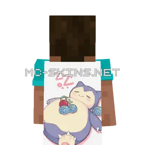 Snorlax cape, outside and lining