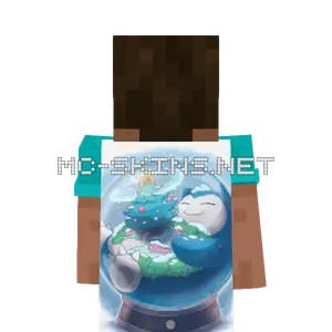 Snorlax Gigantamax cape, outside and lining