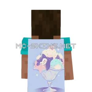 Snorlax Sleeping cape, outside and lining
