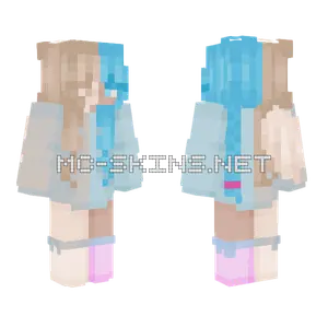 Snow And Rain Collab Minecraft skin