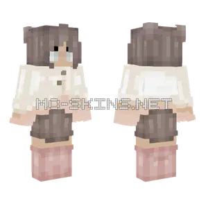 Snow Girl Minecraft skin