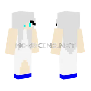 Snow Girl Minecraft skin
