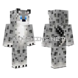 Snow Leopard Skin Minecraft skin