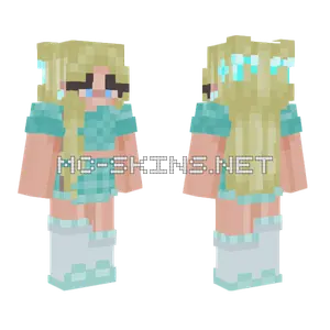 Snowflake Girl Minecraft skin