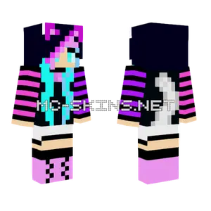 Snowkitten711 Cat Girl Minecraft skin