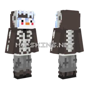 Snowman With Hat Minecraft skin