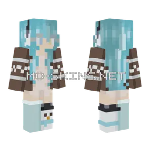 Snowy Day Girl Minecraft skin