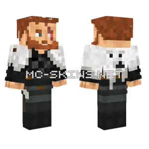 Snowy Ginger Viking Minecraft skin