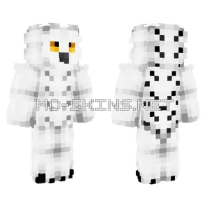 Snowy Owl Minecraft skin