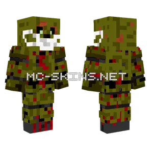 Social Distancing Springtrap Minecraft skin