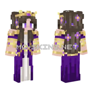 Sofnvrro Original Purple Dress Minecraft skin