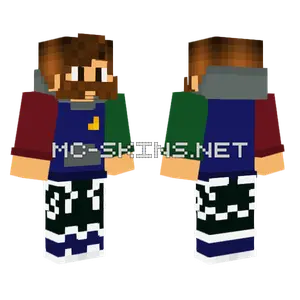 Solar Gravity Polo W Beard Minecraft skin