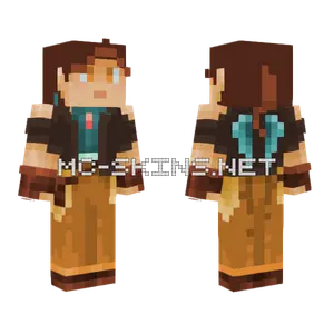 Solarpunk WIP Minecraft skin