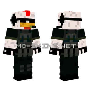 Soldier Chicken Minecraft skin