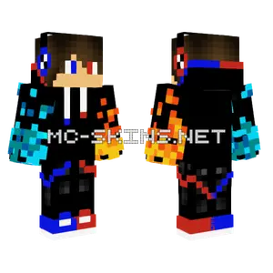 Solo Dragon75 V2 Minecraft skin