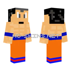 Son Goku Minecraft skin