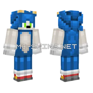 Soncihinca of Sonic Minecraft skin