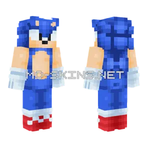 Sonic Classic Minecraft skin