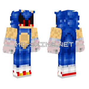 Sonic EXE Minecraft skin