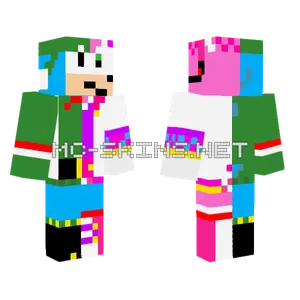 Sonic Forces Speed Battle Minecraft skin