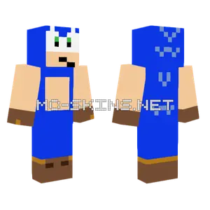 Sonic Frontiers Minecraft skin