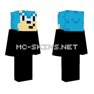 Sonic Head Minecraft skin