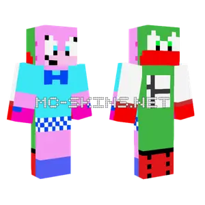 Sonic OCs Raffle 2 Minecraft skin