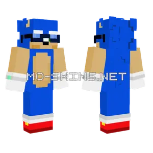 Sonic Rocking Shades Minecraft skin