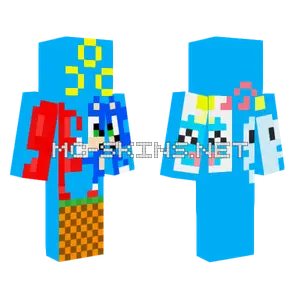 Sonic Rumble News Minecraft skin