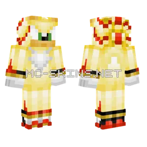 Sonic Shadow Costume Minecraft skin