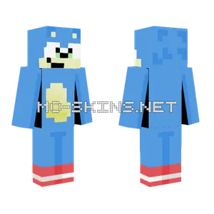 Sonic The Hedgehog Minecraft skin