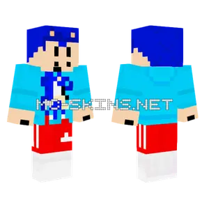 Sonic The Hedgehog Avatar Minecraft skin