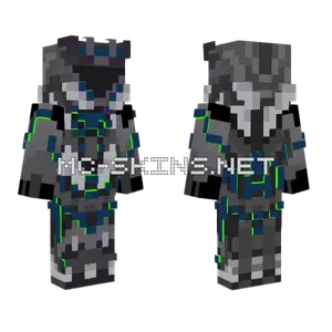 Soundwave Blue Minecraft skin